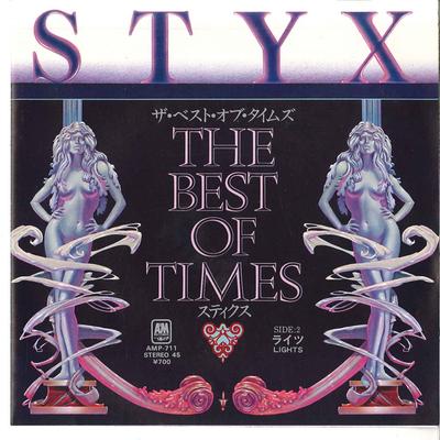 7inch Record STYX  Best Of Times  Lights AMP711 AM 1980 Japan Rock Used