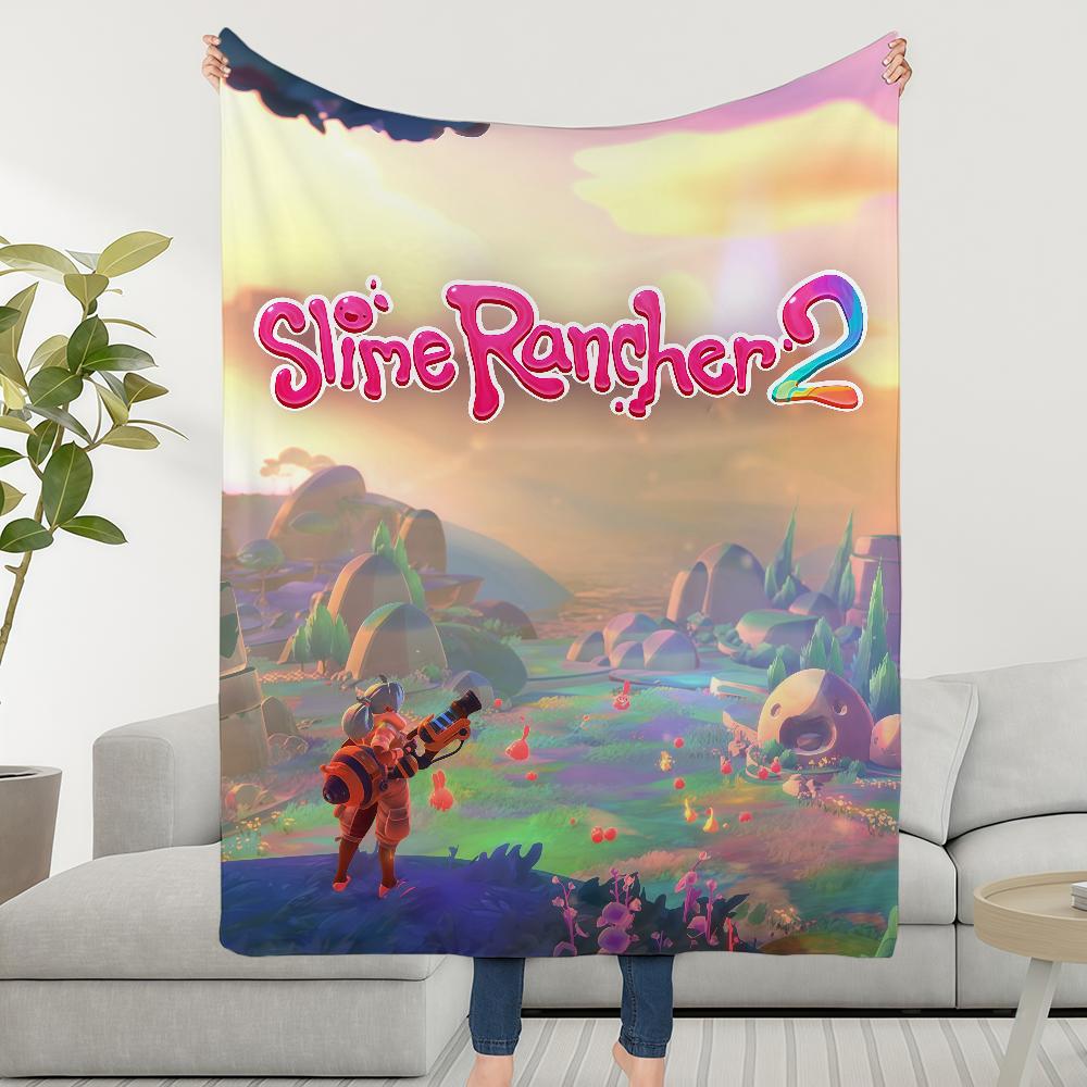 Blanket Throw Slime Super 2 Cosy Plush Living Room Sofa Couch Game Childish Rancher Birthday Gifts 30x40in