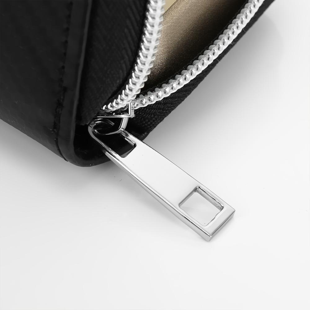 Zipper Bag Fob Pouch Signal Blocker Case Faraday Cage Car Key Signal Shielding RFID Blocking Bag