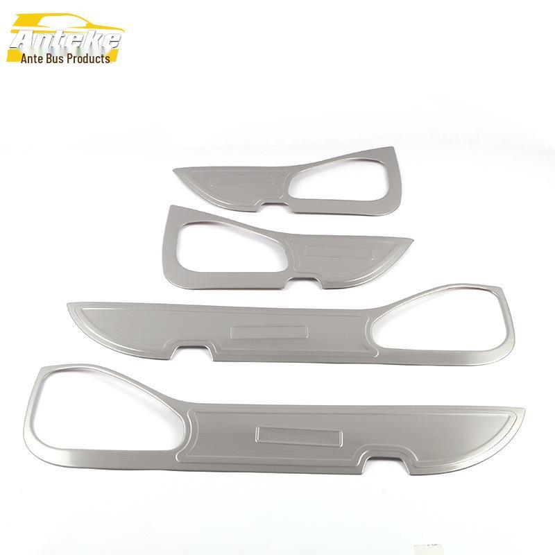 Stainless Steel Anti-Kick Plate for Pajero Sport Door Armrest, Decorative Sticker for 20 Models