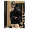 Women S Off Shoulder Loose Mid Length Hoodie Lazy Casual Top