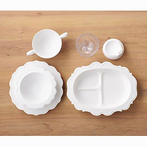Reale Series - Full Set (5-Piece) Children's Dinnerware Set (White)