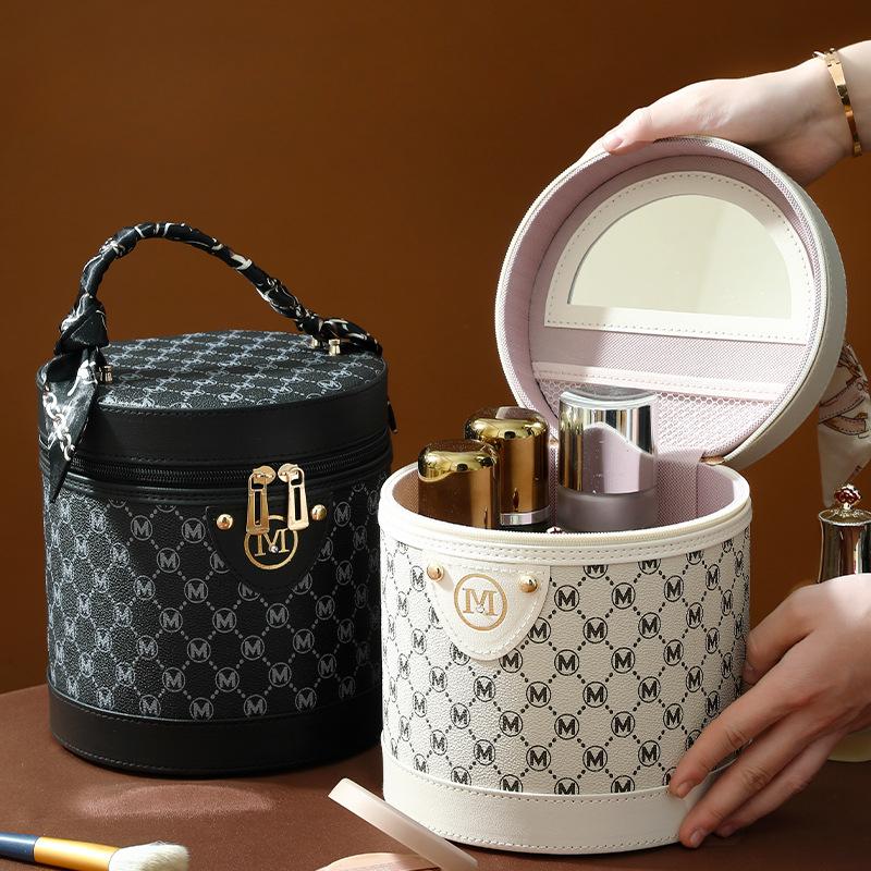 Maillard Color Bucket Bag Kosmetické pouzdro Velkokapacitní kosmetická taška na suvenýry Multifunkční voděodolná přenosná