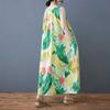 Women's Loose Chiffon Mid Length Dress Long Skirt