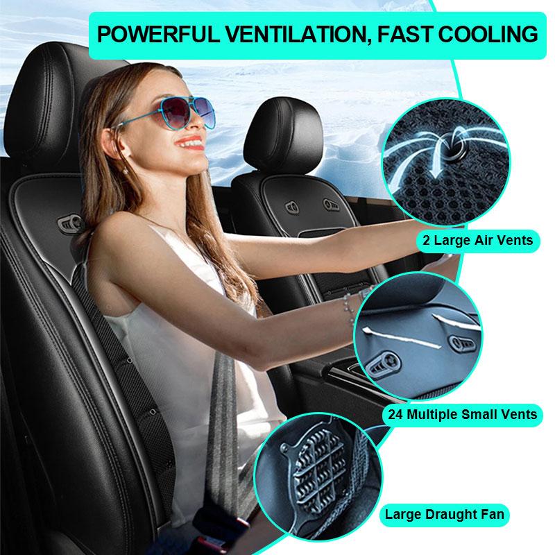 12V/24V circulating ventilation cooling car seat cushion summer cooling seat cushion suitable for SUVs and trucks Cooling Seat