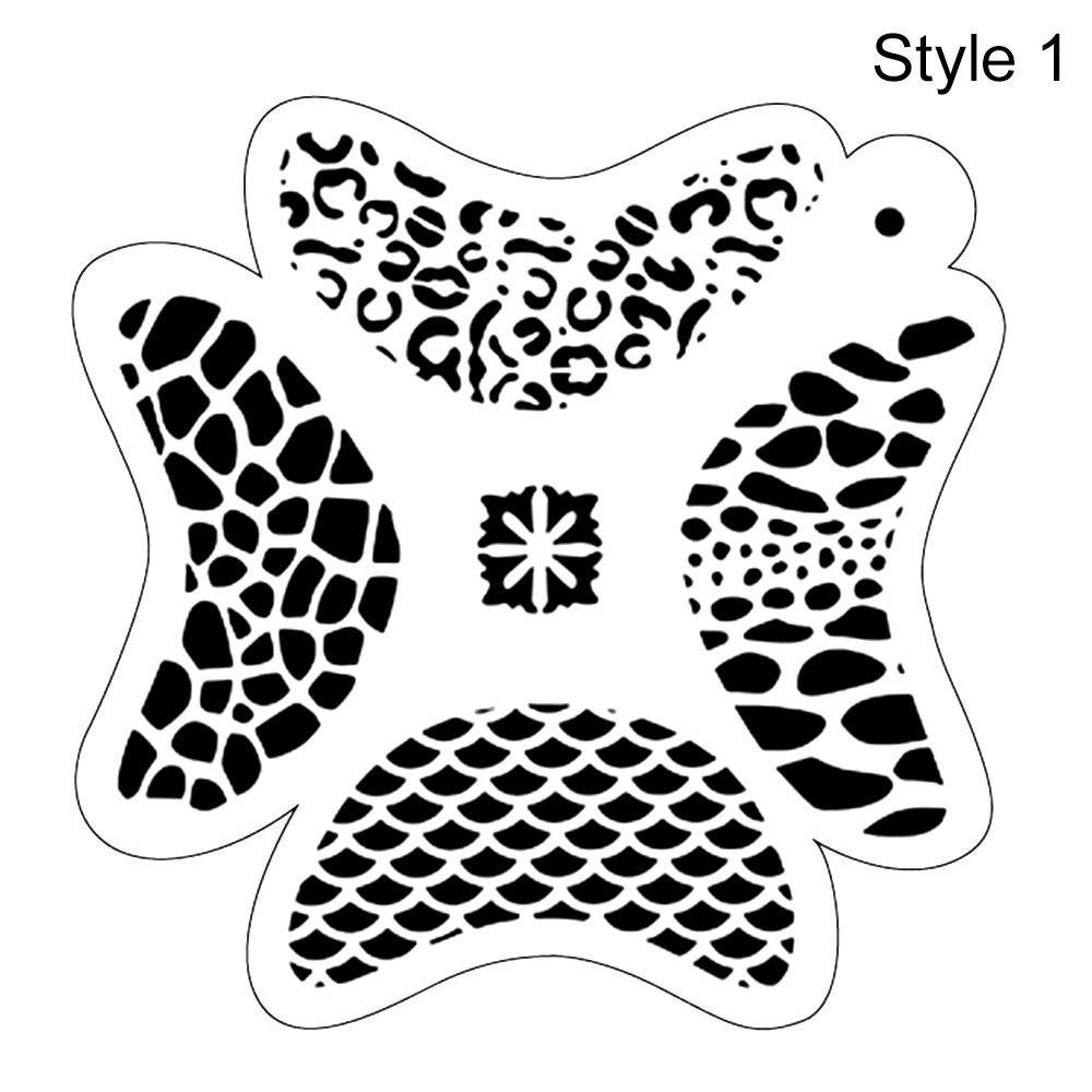 Halloween Birthday Party Temporary Tattoos Stencils for Body Painting Face Art Paint Template