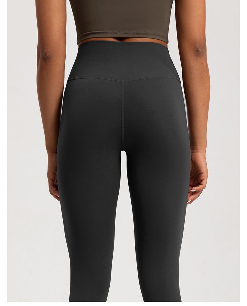 Women's High-Waist Plus Velvet Yoga Pants - Warm, Hip-Lifting, Thick, Elastic Leggings for Autumn/Winter Fitness