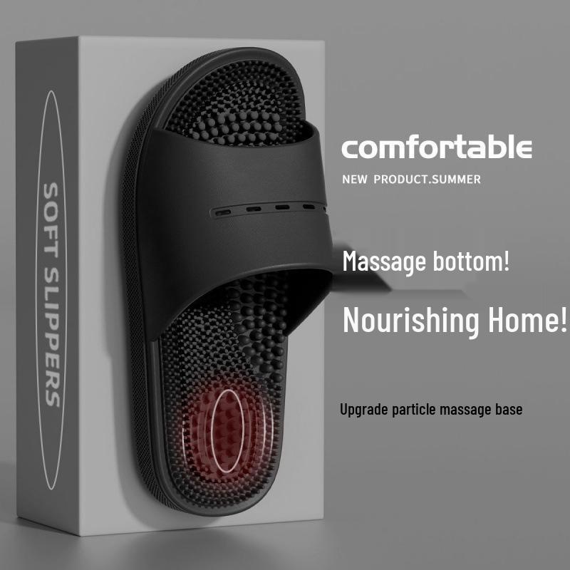 Men's & Women's 2025 Non-Slip Odor-Resistant Massage Slippers for Indoor/Outdoor Use
