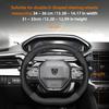 For Peugeot Carbon Fiber Texture Perforated Leather Steering Wheel Cover 508 3008 207 2008 307 Sw 308 206 208 5008 301 Expert
