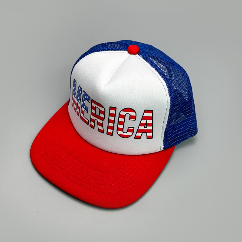 Street Printed Letter Baseball Hats Hip Hop New Unisex Breathable Mesh Sunshade Color Block Versatile Fashion Punk Trucker Caps