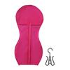 Non-woven Fabric Wig Storage Bag with Hanger Hair Extension Accessories Holder Portable Travel Dust-proof Zipper Wig Organizer Pouch