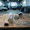 12V Fuel Level Gauge with Float Sensor Kit, 52mm 2 Inch Black Face Instrument for Tank Monitoring, Panel Service, and Replacement Projects
