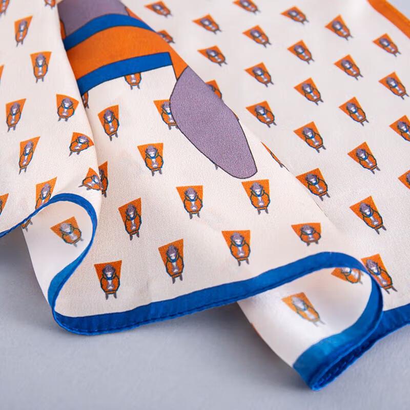 Hengyuanxiang 100% Maulbeerseide Quadratischer Schal