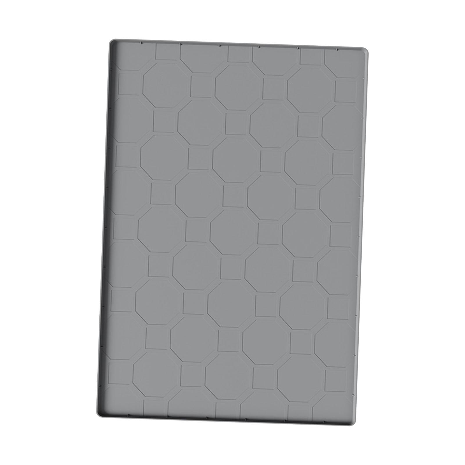 Cat Litter Mat Multifunctional Waterproofing Silicone Large Size Kitty Litter Box Mat for Home