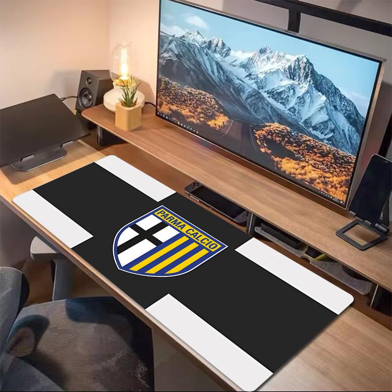 Parma Calcio 1913 Druck Kissen Rutschfest Laptop Tablet Großes Mauspadd XXL Matte Mini-PC Spielmatte Mit Verriegelungskante