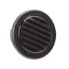 Steering Wheel Horn Button 50mm Diameter Carbon Fiber Universal for 6 Bolts Steering Wheel