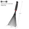 Three-Piece Gardening Tool Set: Small Shovel, Rake, and Hoe for Planting Vegetables