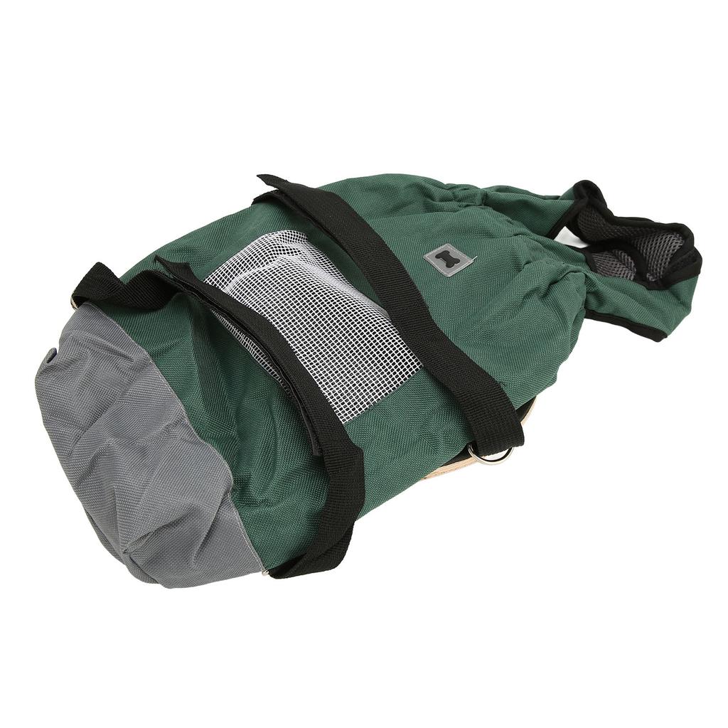 Dog Wheelchair Breathable Safe Chest Limbs Protection Rear Legs Pet Drag Bag Scooter for Paralyzed Pets L (Suitable for