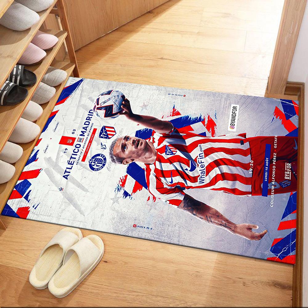 Atletico Madrid Yer Halısı Ofis Halısı Oyun Odası Giriş Yemek Odası Dekorasyonu İçin Mükemmel Odayı Dekore Edin Kaymaz Halı Anime Ofis Dekorasyonu Düğün Partisi Hediyesi