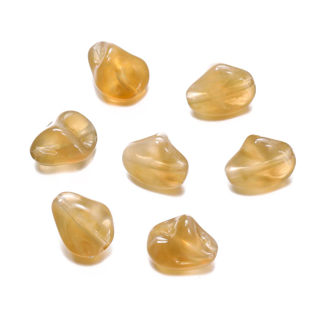 Acrylic Irregular Polygon Beads for DIY Phone Chains and Handmade Accessories