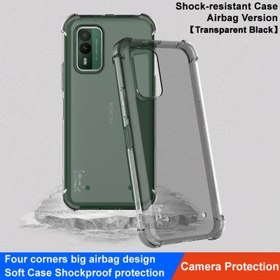 IMAK For Nokia XR21 Phone Case Four Corner Anti-drop Clear Back Cover TPU Shell