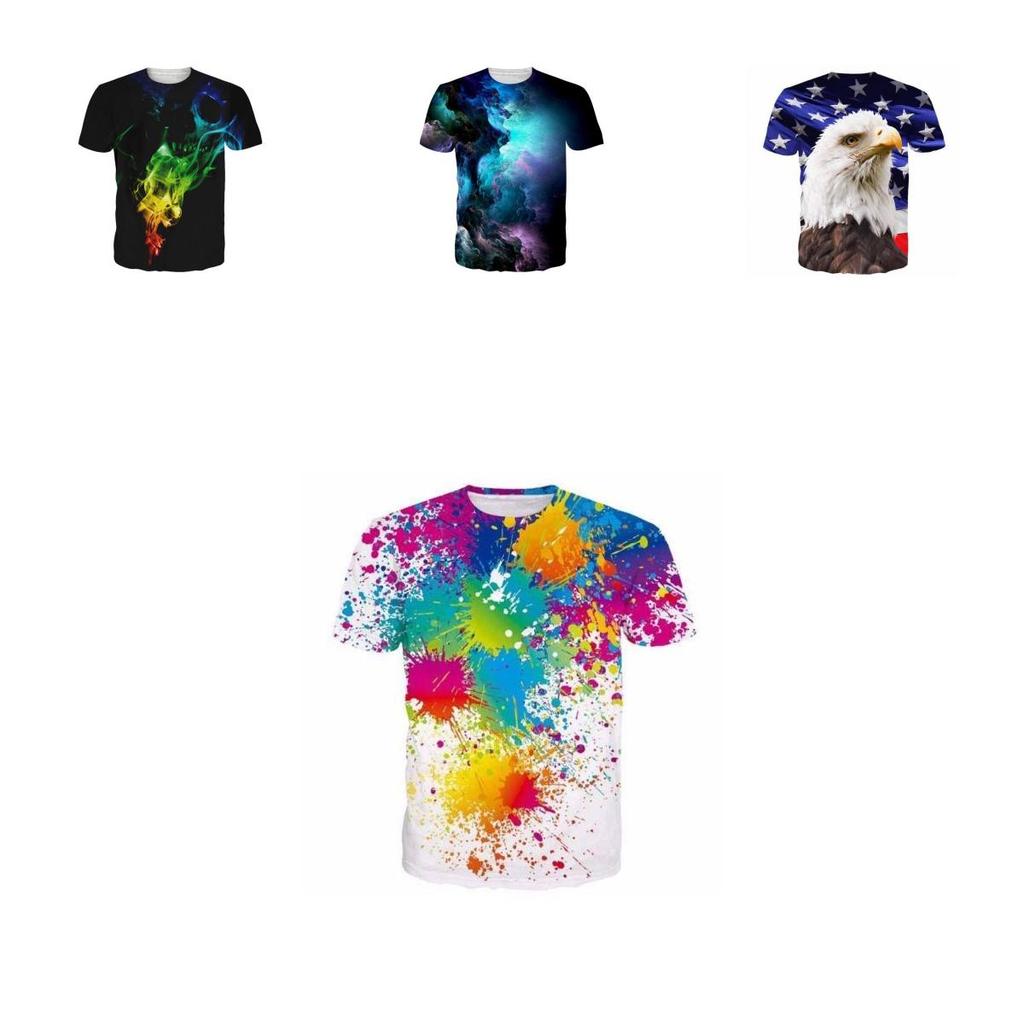 Space Galaxy Skull 3d Print Womens Mens Casual Tshirt Short Sleeve Graphic Tee With Vibrant Design