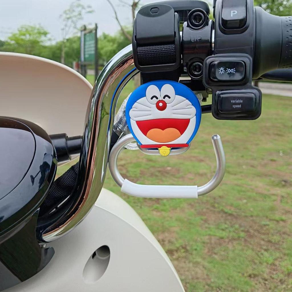 Cartoon Electric Scooter Hook: Universal, Strong, Storage Solution for Scooters, Motorcycles, and Strollers