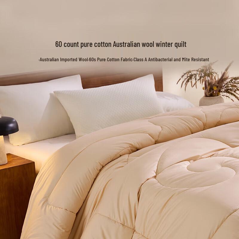 LOVO Premium Australian Wool Antibacterial Winter Quilt