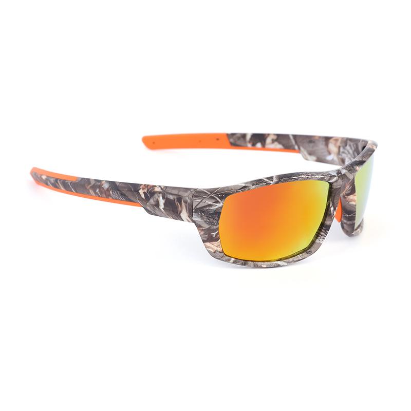Fashionable Personalized Camo Polarized Sunglasses for Outdoor Fishing and Cycling