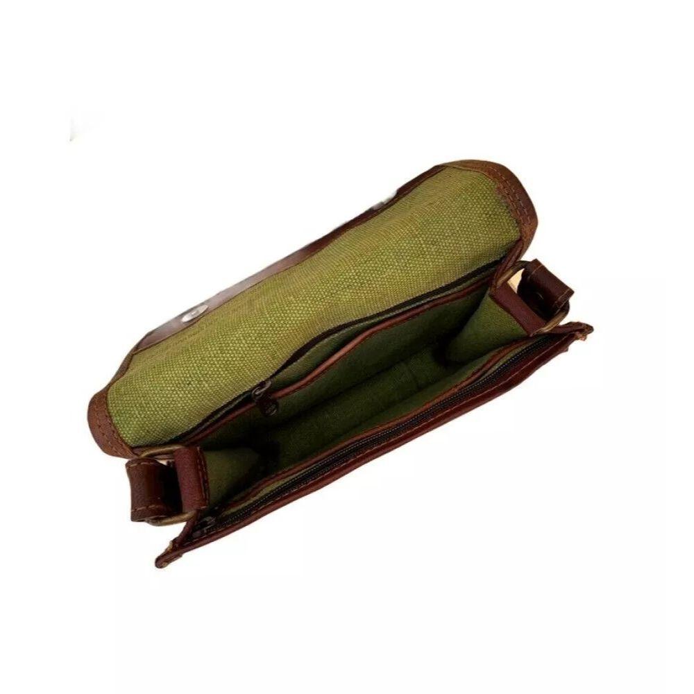 Men's  Lambskin Leather Vintage Laptop Messenger Briefcase Bags Satchel