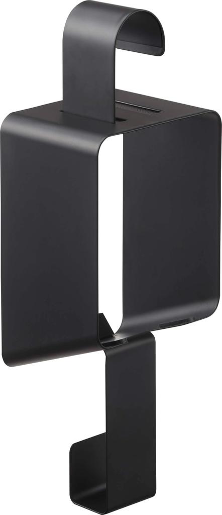 Yamazaki Tower Hair Dryer W x D x 5658 Hanger, Black, Approx. 4.3" 2.7" 12.2" H,