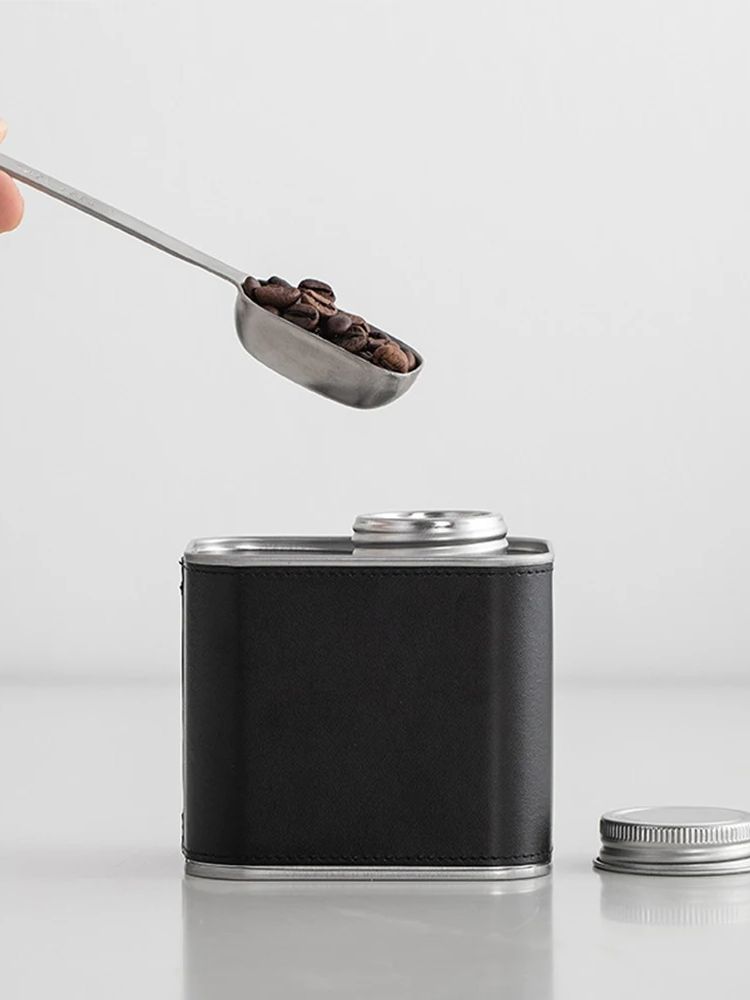 Vzduchotěsné plechovky na kávová zrna Venkovní kempink Plechová krabice Potravinářské balení Skladování Čerstvé Dýchání Železné plechovky