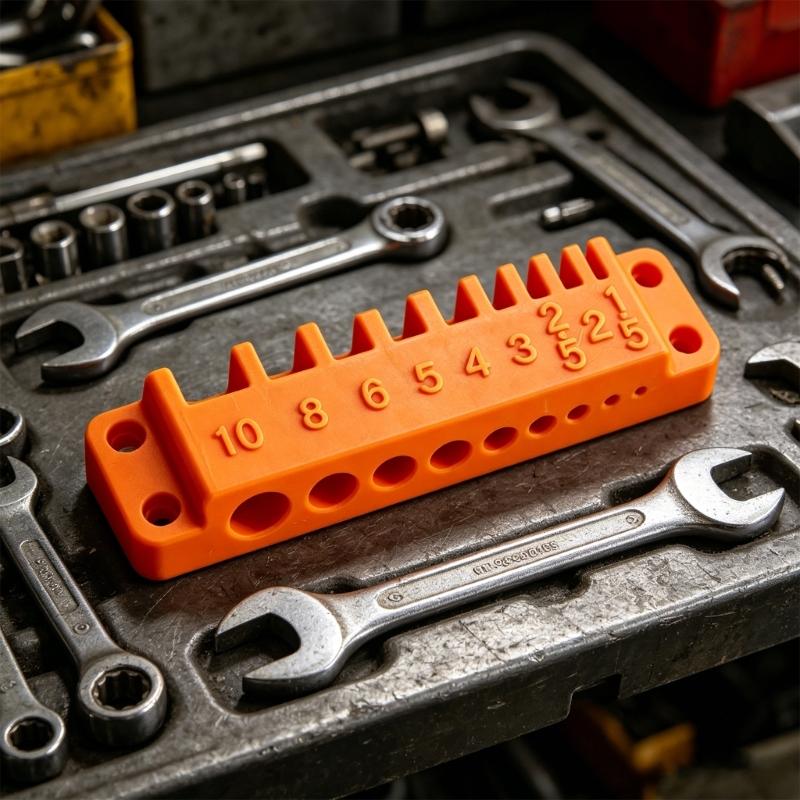 Hex Key Organiser Holder 1.5-10Mm Metric Hex Wrench Storage Rack Wall Mount Tool Holder for Garage Setups Use