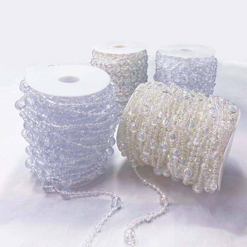 Acrylic Crystal Beaded Curtain for Wedding Ceiling Decoration