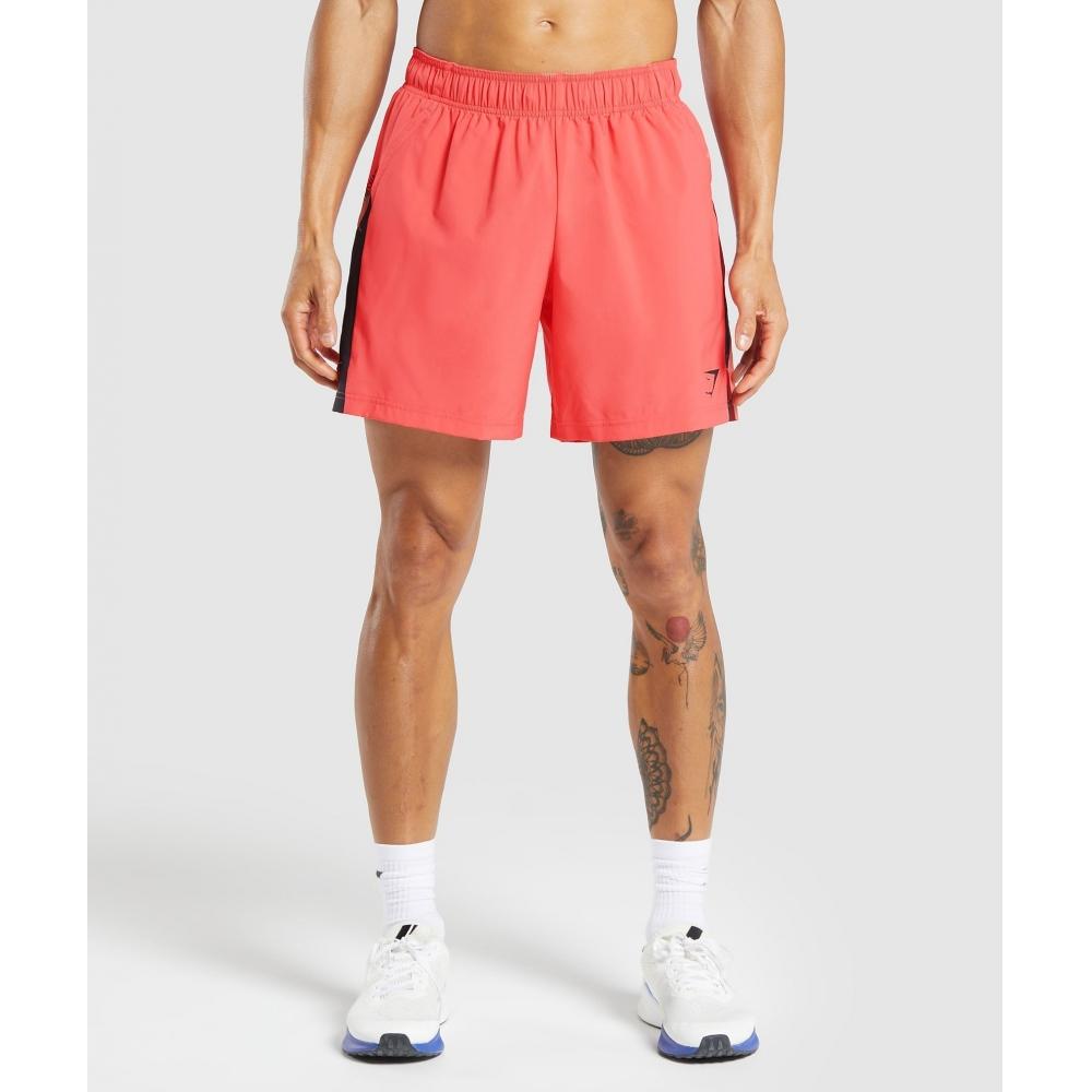 Gymshark Sport 7 Shorts Tropical Pink Black A1b3l Kcb2
