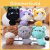 Animal Plush Cat Doll With Pp Cotton Filling For Bag Decoration And Gift
