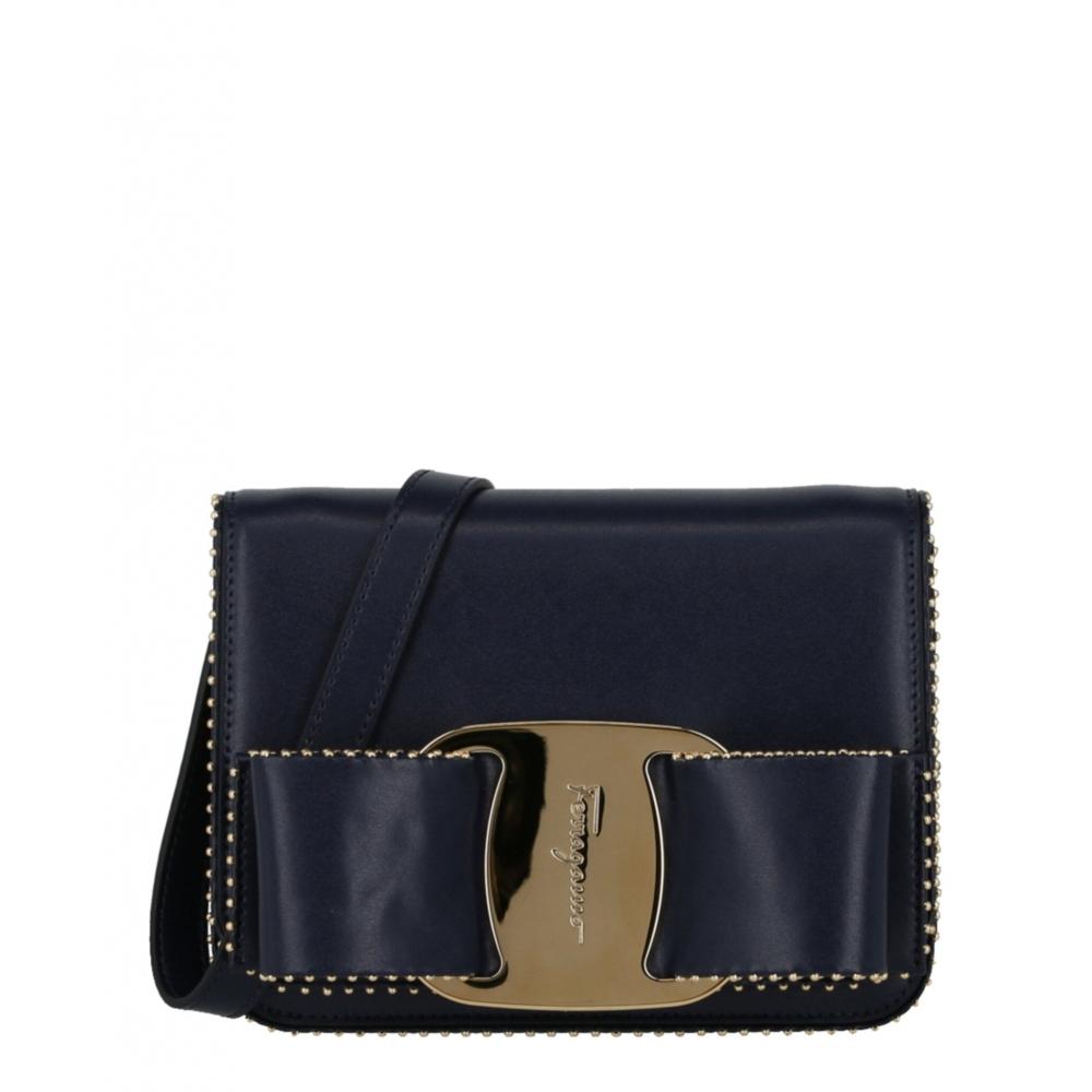 

Salvatore Ferragamo Mini Vara Bow Crossbody Bag Navy
