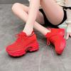 Fashion 8CM 2024 New Women Spring Shoes New Sock Sneakers Platform Wedge Heel Dad Shoes Chunky Sneakers Pumps Breathable Comfy Shoes