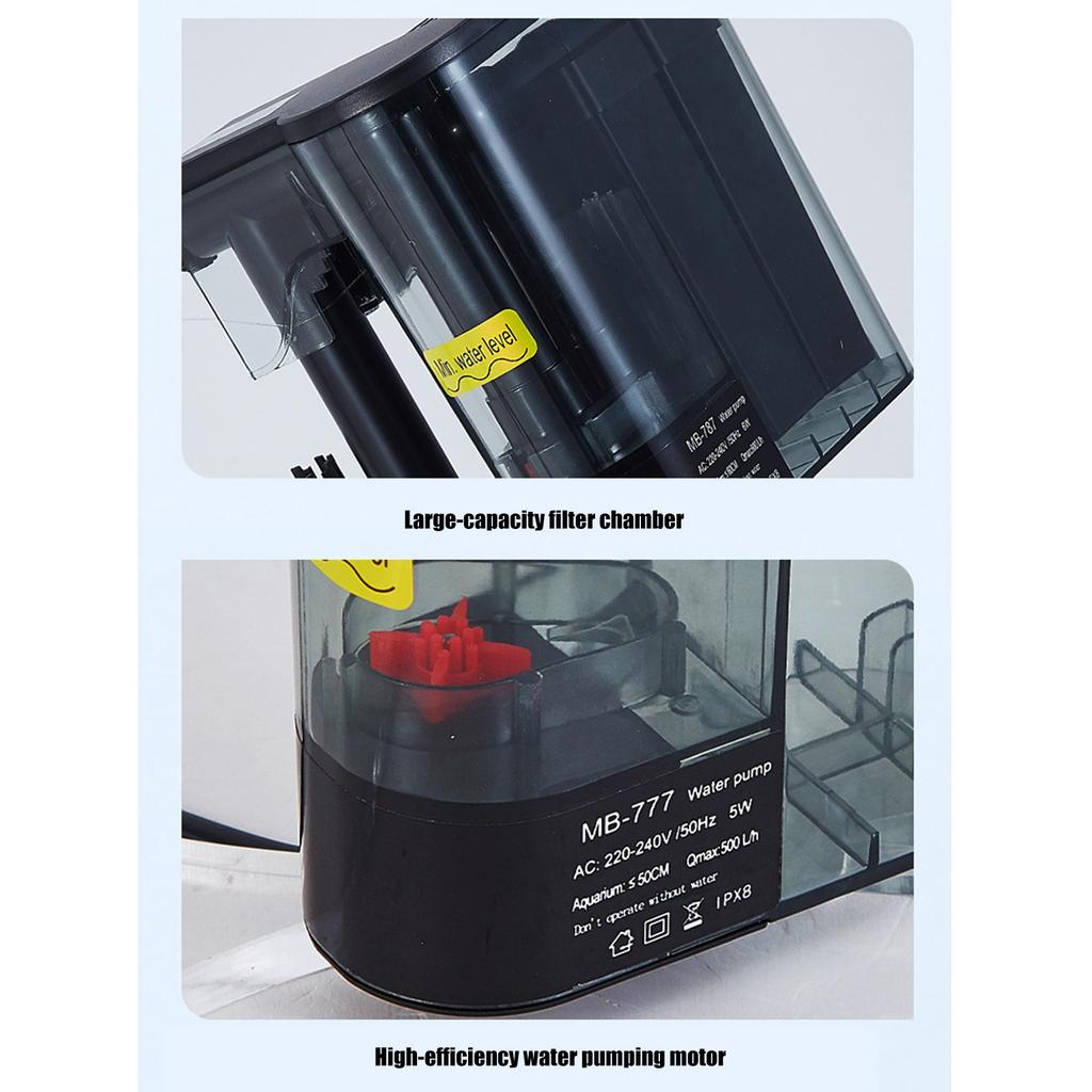 Extendable External Filter Water Purification System Multilayer Filtration Water Circulation For Aquarium And Home Use