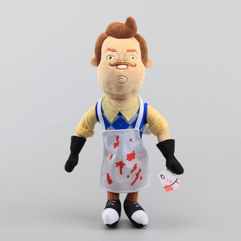 Neighbor Hello 5 Flashlight Butcher Neighbor Plush Figure Toy Doll Stuffed