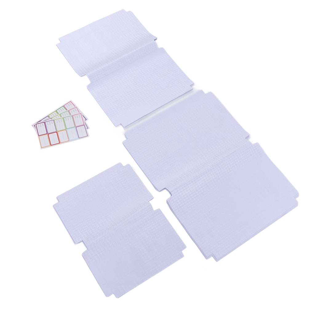 30 Pcs Book Cover Transparent Clear Frosted Integrated Waterproof Scratch Resistant Student