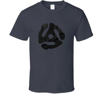 45 Rpm Adapter Vinyl Record T Shirt