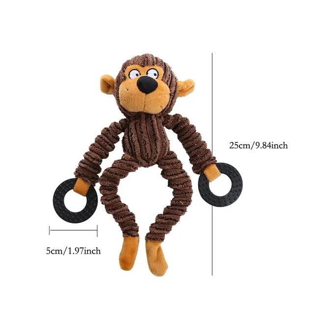 New Upgrade Your Playtime with Soft Plush and Durable Squeaky Donkey Dog Toy - The Perfect Choice for Small and Large Pets. Enha