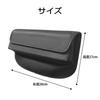 Caizqbry Car Seat Side Small Item Seat Side Car Seat Gap Storage Car Storage Seat Gap Storage Car Car Cell Small PU Black Pocket, Storage, Driver's