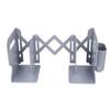 Extendable Bookend Non Skid PP Heavy Duty Decorative Adjustable Book Shelf Holder for Desk with
