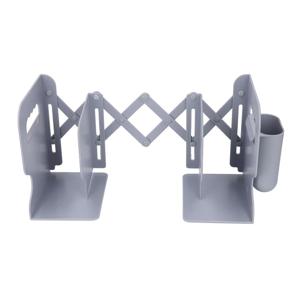 Extendable Bookend Non Skid PP Heavy Duty Decorative Adjustable Book Shelf Holder for Desk with