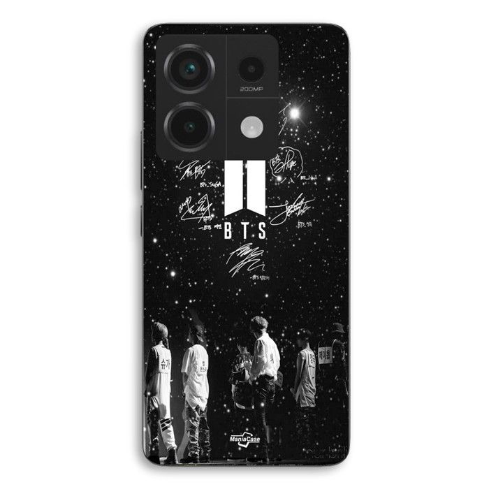 Coque de téléphone - MANIACASE - Xiaomi Redmi Note 13 Pro 5G - Silicone TPU - Motif BTS - Souple