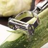Stainless Steel Vegetable & Fruit Peeler - Multi-Function Grater for Potatoes, Cucumbers, Carrots - Essential Kitchen Gadget