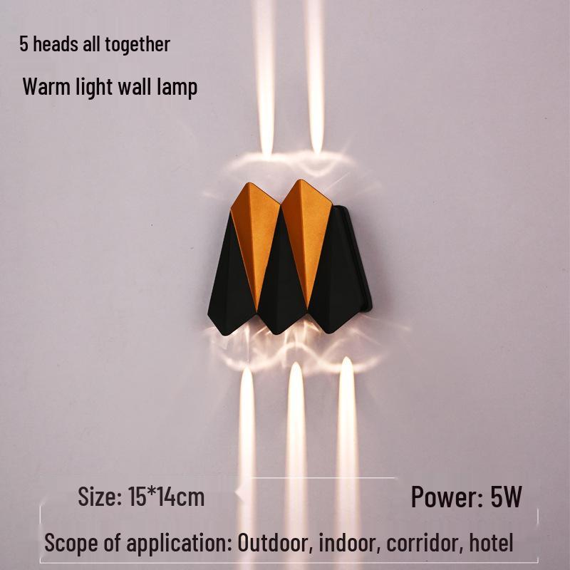 Airplane Series Outdoor Minimalist Wall Light for Villa, Courtyard, Balcony, Corridor, Aisle, or Stairway