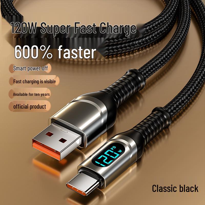 PD120W Fast Charging Type-C to Apple Digital Display Cable Type-C 1m Smart Display красный